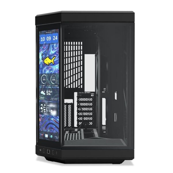 Case Hyte Y70 Touch Infinite Black/Đen - Cable Riser PCIe 4.0 (CS-HYTE-Y70TTI-BB)