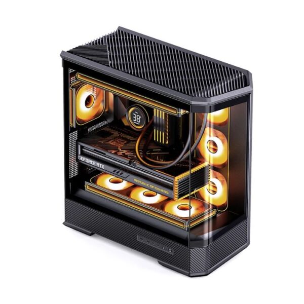 Case Jonsbo D400 (ATX) - Black/Đen
