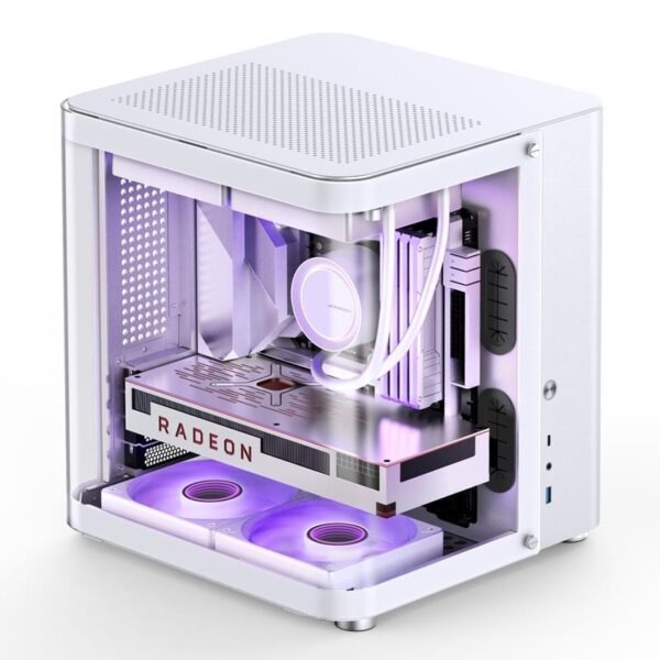 Case Jonsbo TK-1 2.0 (m-ATX) - White/Trắng