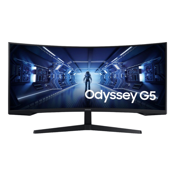 Màn Hình Samsung Odyssey G5 cong WQHD G55T LC34G55TWWEXXV (34 inch, 2K, VA, 165Hz, 1ms, HDR10, Cong 1000R)