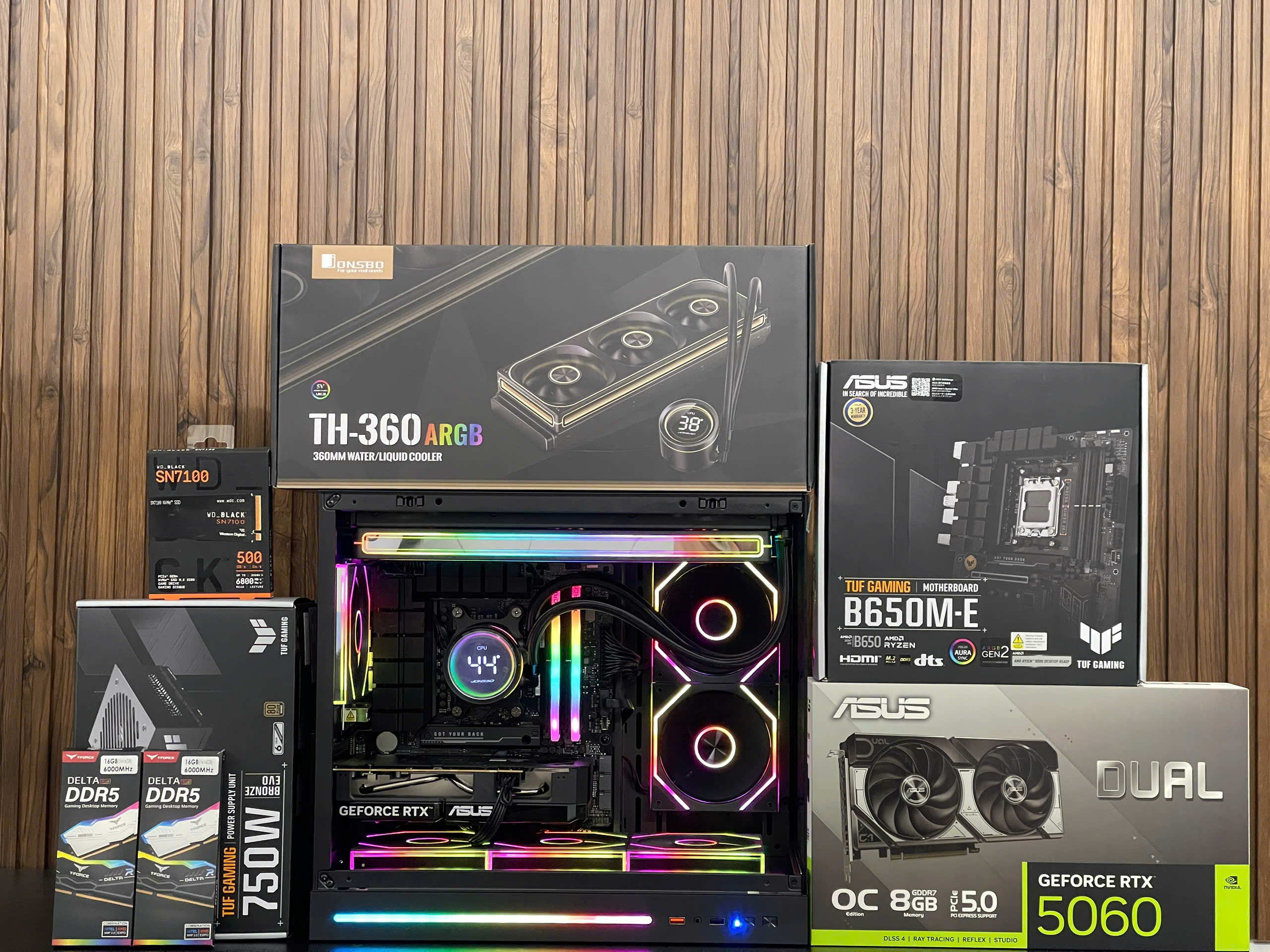 PC Gaming Ryzen 7 7800X3D RTX 5060 8GB