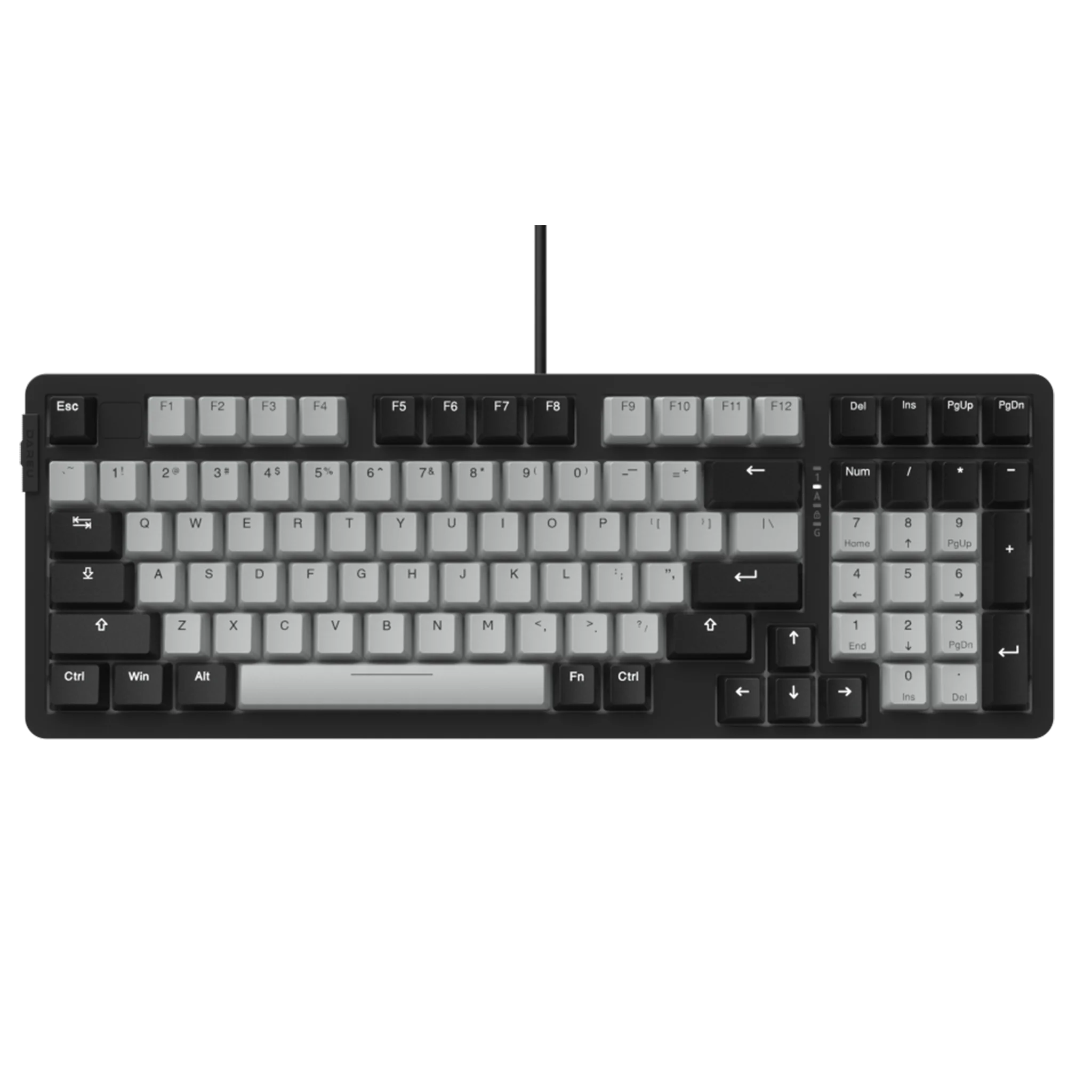 Bàn phím quang cơ Gaming Dare-U EK98X PBT Black - Grey (Blue Switch)
