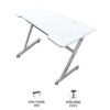 Bàn chữ K Gaming Trắng (L: 1,2m - W: 0,6m - H: 0,75m)