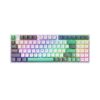 Bàn phím cơ Machenike K500 Pro-B94W | Wireless, Tri-Mode RGB, White, Silver Switch