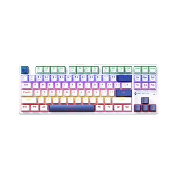 Bàn phím cơ Machenike K500B B87 Red Switch (White - Blue)