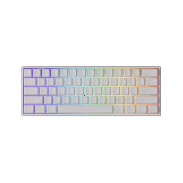 Bàn phím cơ MonsGeek FUN60 Max SP White - Glare Magnetic Switches (Tri-mode) 8K in 2.4G Wireless