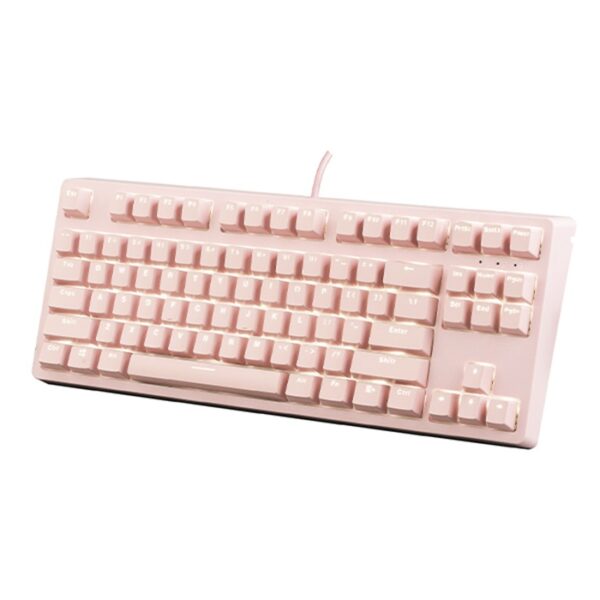Bàn phím EK387 TKL V2 Pink (Red Switch)