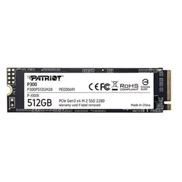 SSD Patriot P300 512GB | PCIe Gen3 x4 NVMe, M.2 2280