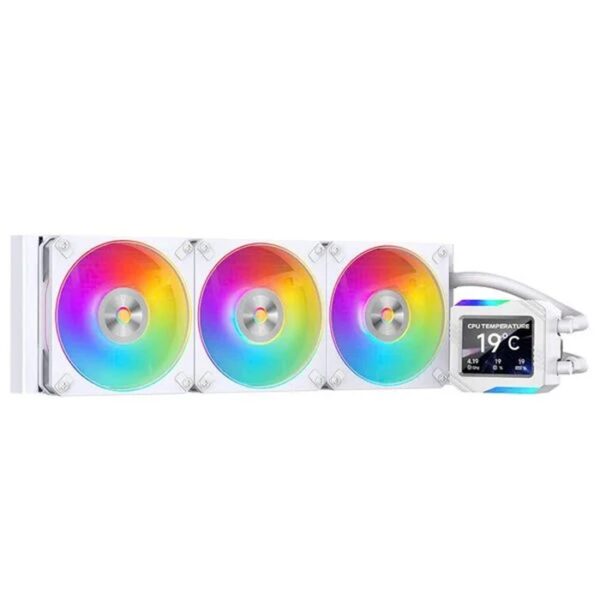 Tản nhiệt nước AIO Leopard Astroshell 360 ARGB Digital LCD V2 - White